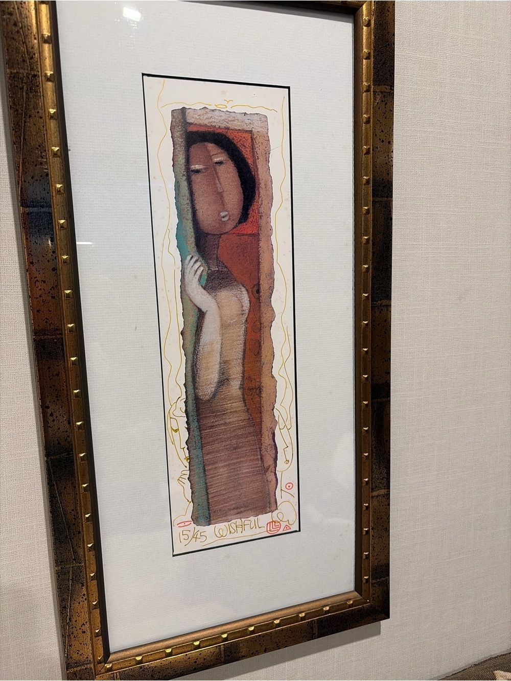 Lee Long Looi signed and framed print